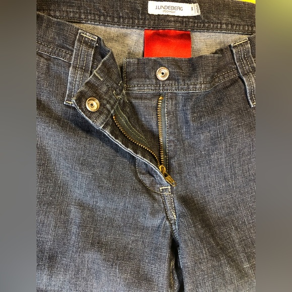 J. Lindeberg flare jeans with snap pockets Size:30 Vintage look Rare - Picture 9 of 13